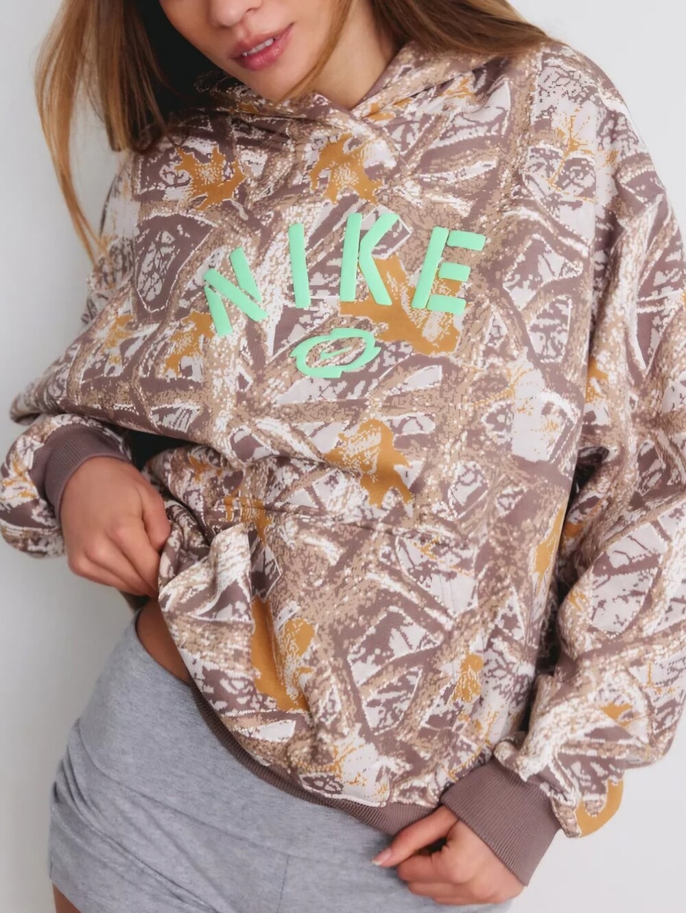 NEW!!! Nike Studio Fleece Oversized Pullover Hoodie Sweatshirt